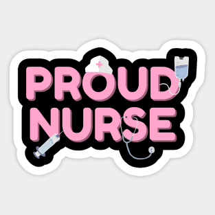 Proud Nurse Sticker